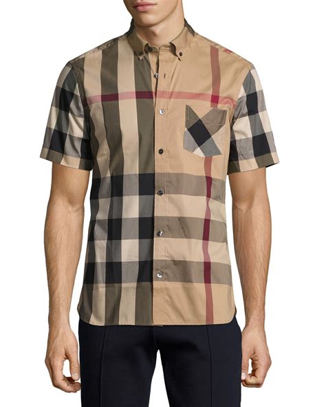 burberry printed shirts|burberry men's shirts 3x.